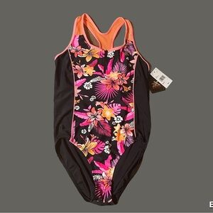 Zeroxposur Seashell One Piece Swim Suit G Plus Size XL 16 Hawaiian Beach New